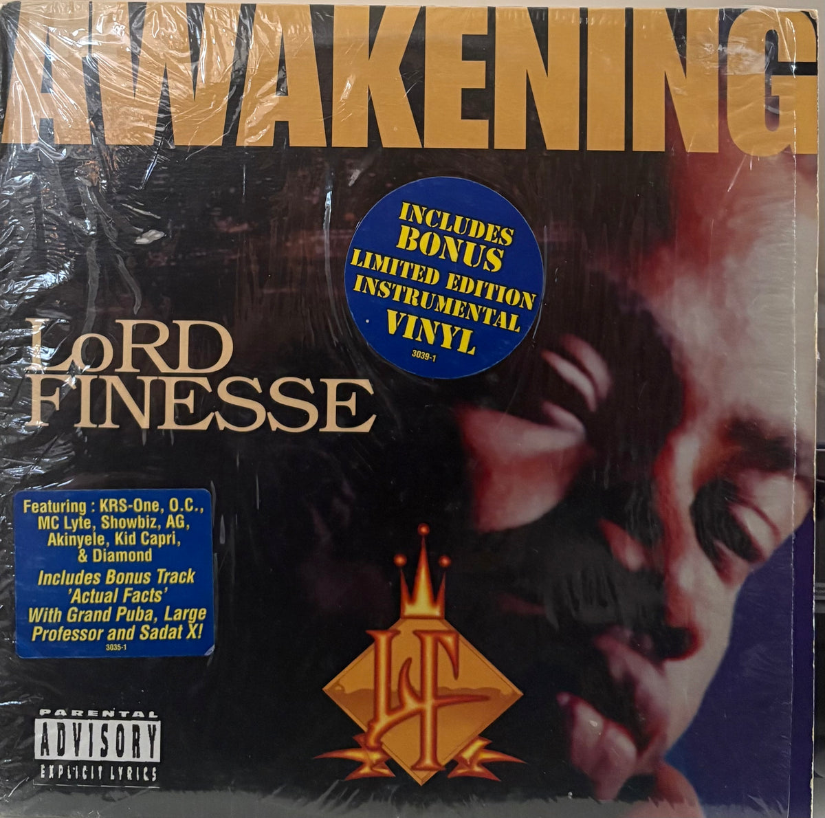 Lord Finesse The Awakening LP レコード Lord Finesse - The Awakening – Friendly Records Ltd