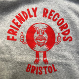 Friendly Records logo hooded sweatshirt