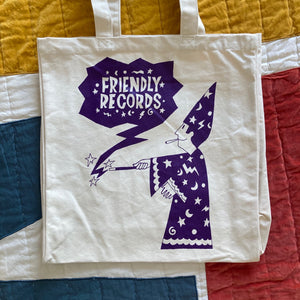 Friendly Records 'Wizard’ tote bag
